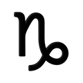 Zodiak Glyf – Capricorn (Stenbocken)