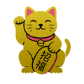 Maneki-Neko 3– Par (2 prints)