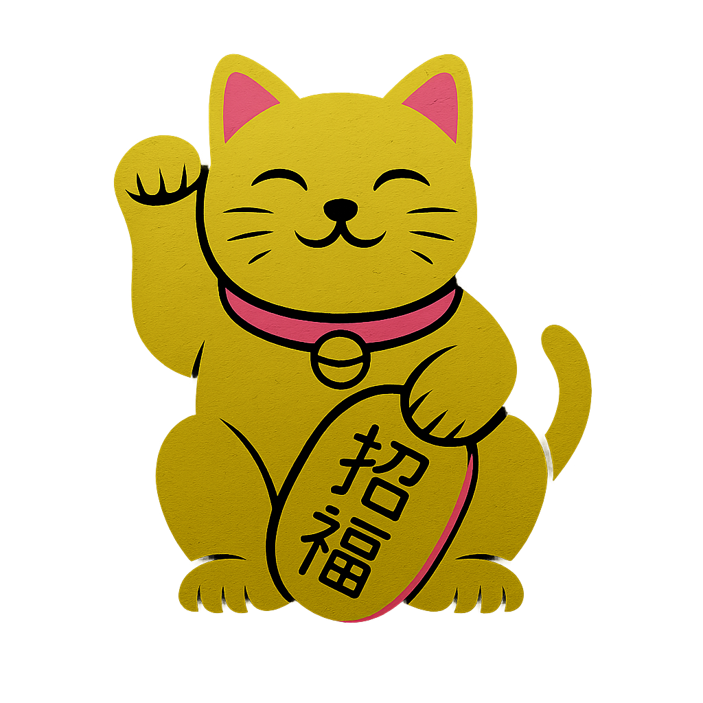 Maneki-Neko 3– Par (2 prints)