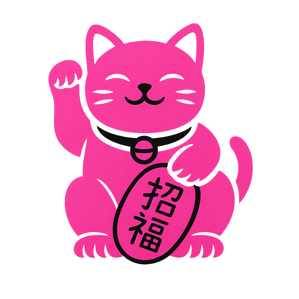 Maneki-Neko 4– Par (2 prints)