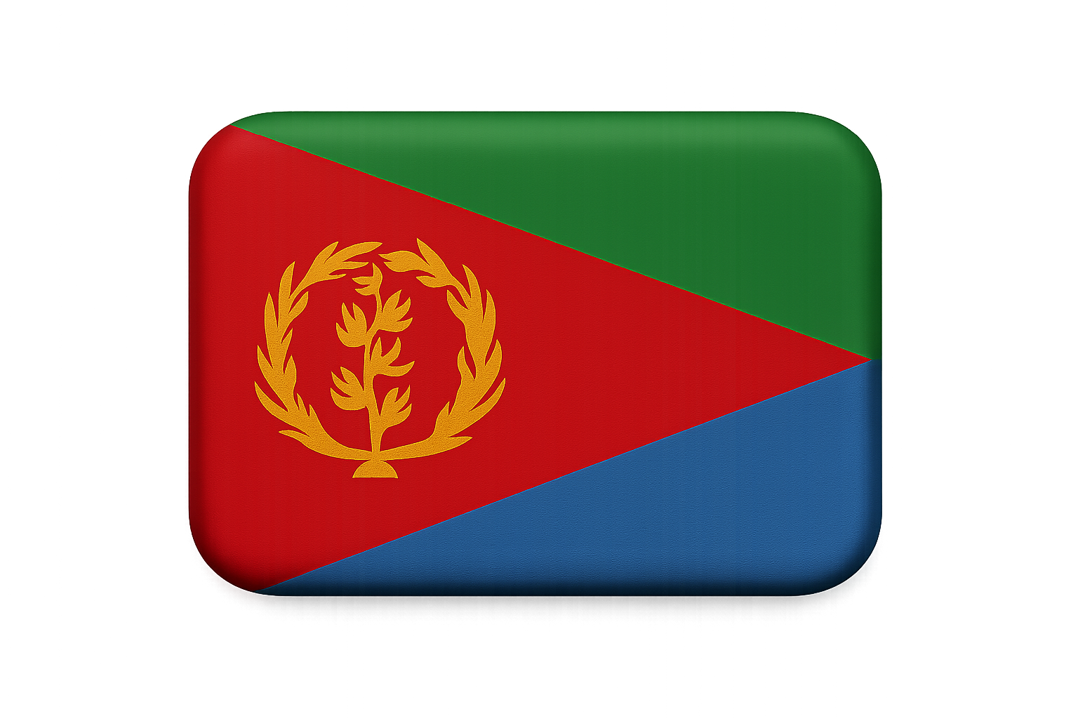 Eritrea – Flagga – Par (2 prints)